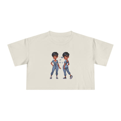 I Love My Pix 'E’ Unisex Crop Tee