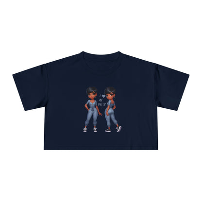 I Love My Pix 'E’ Unisex Crop Tee