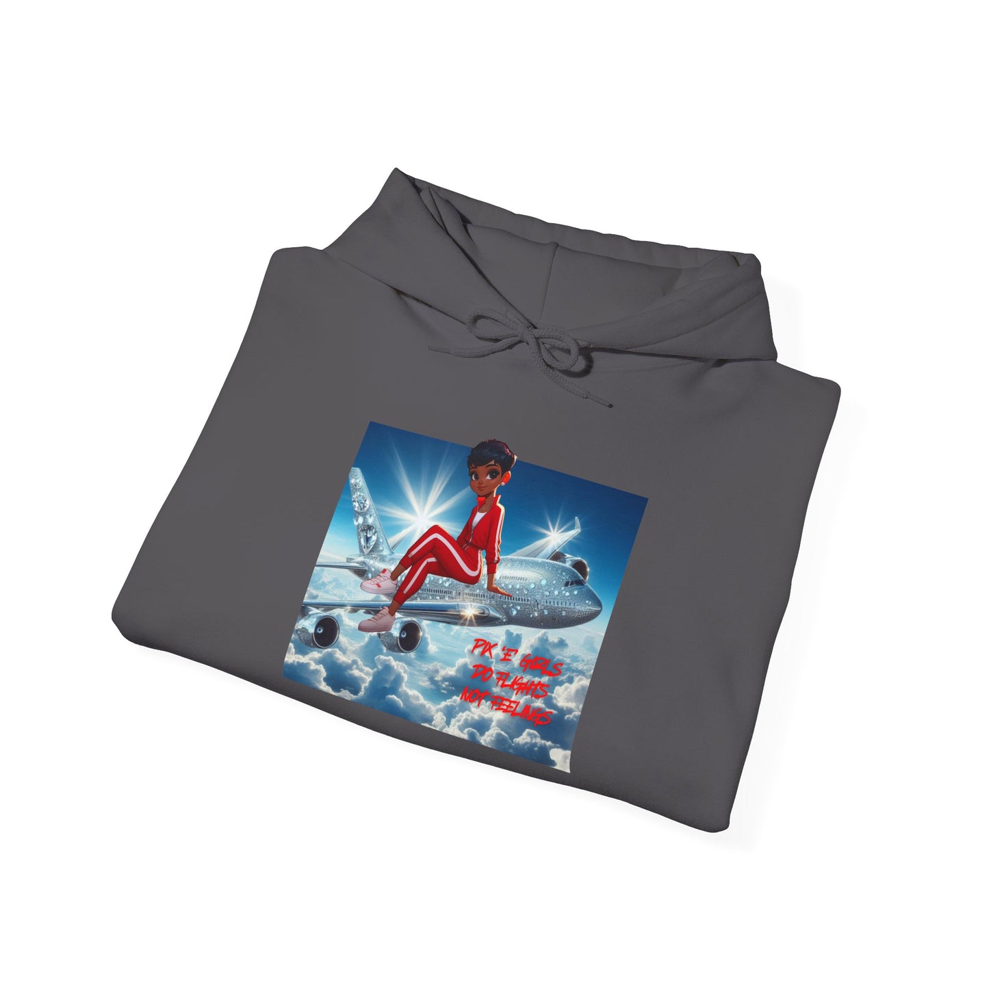 Pix 'E’ Girls Do Flights Not Feelings Unisex Hoodie