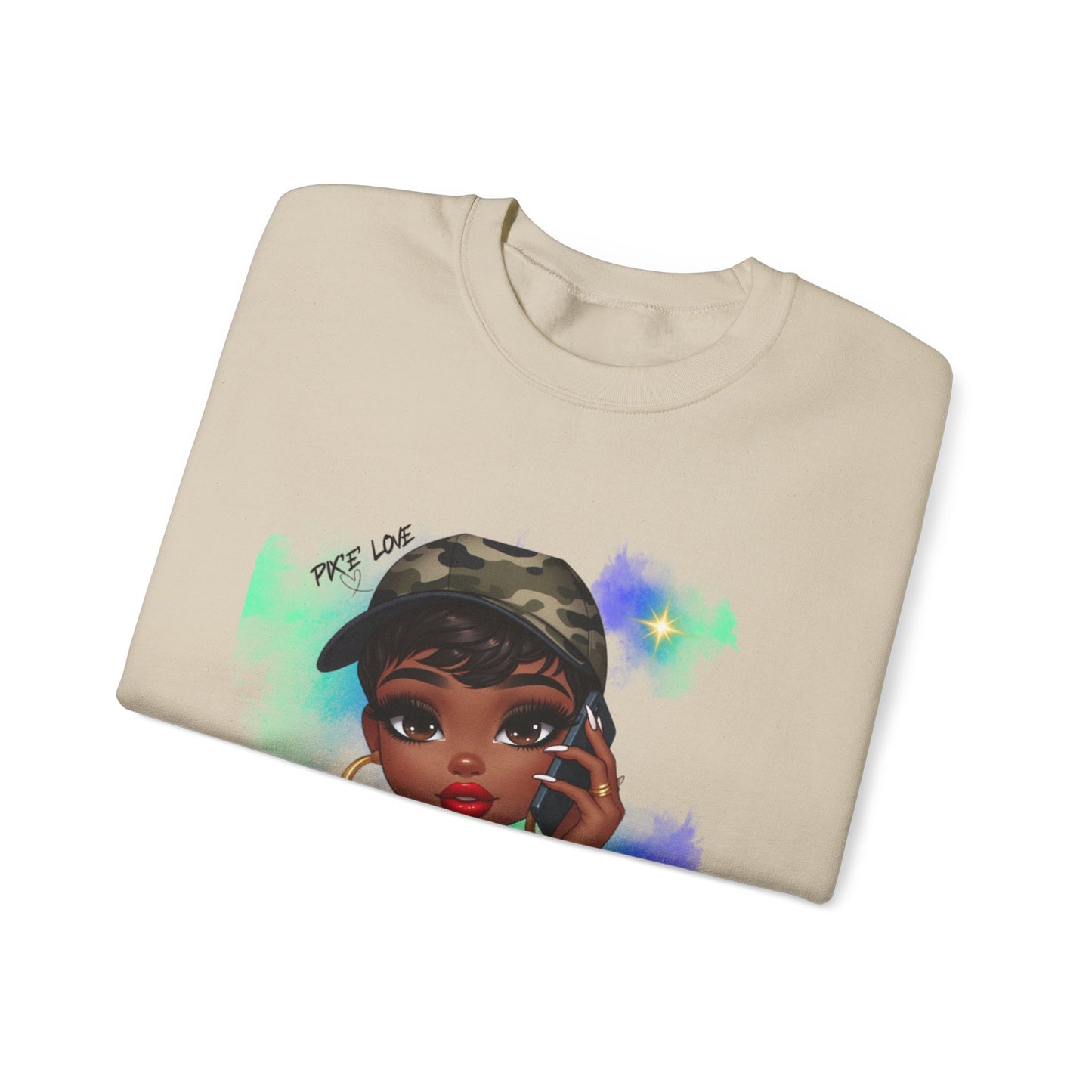 Pix ‘E’ Love Unisex Heavy Blend™ Crewneck Sweatshirt