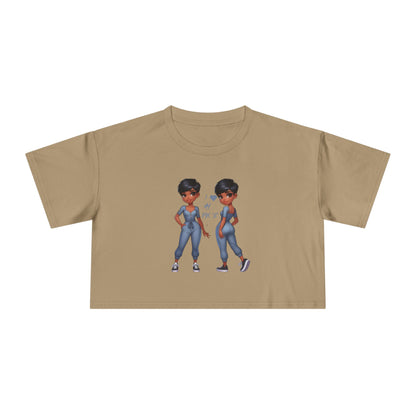 I Love My Pix 'E’ Unisex Crop Tee