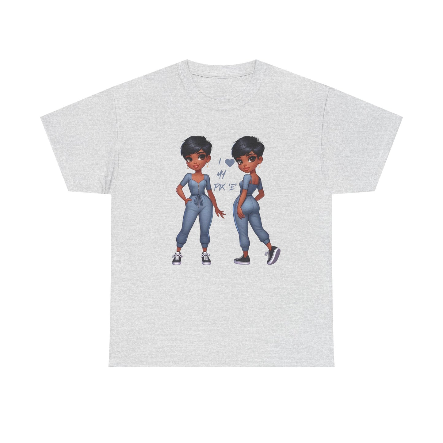 I Love My Pix 'E’ Unisex Heavy Cotton Tee