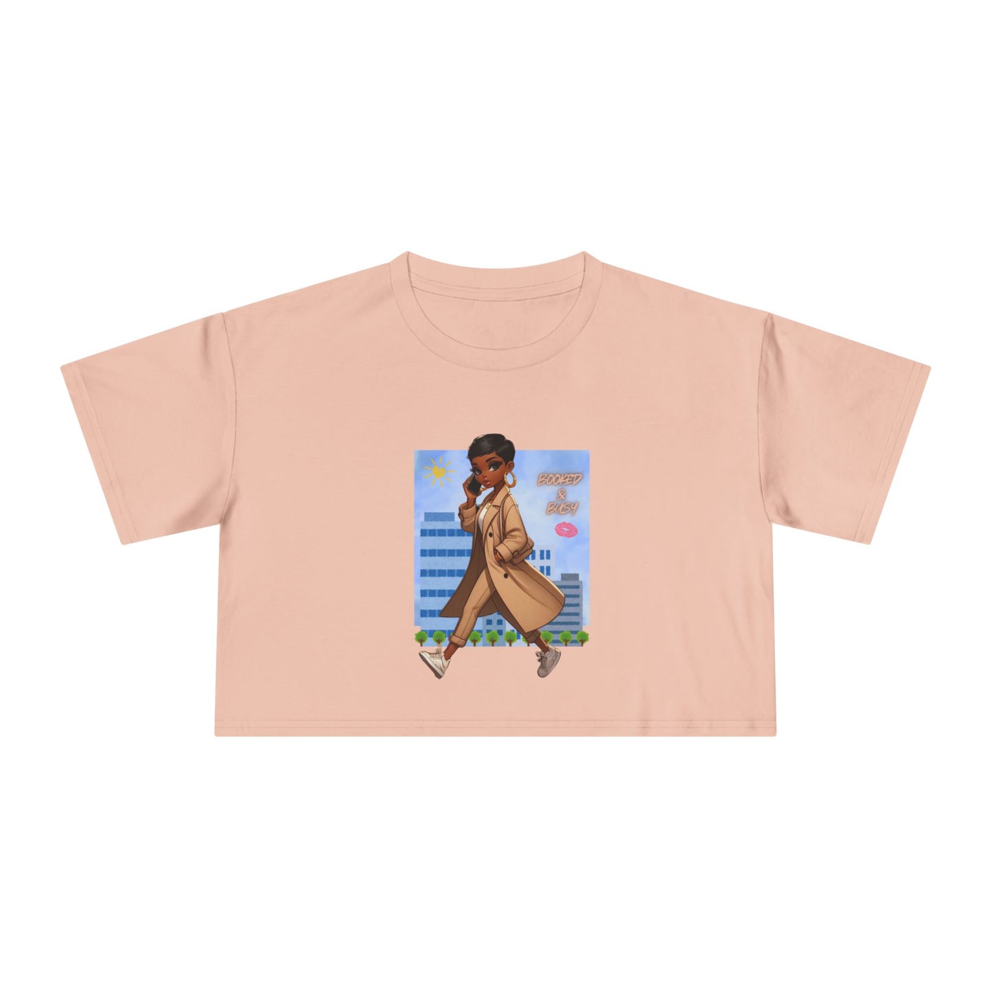 Booked & Busy Unisex Crop Tee