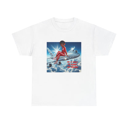 Pix’E’ Girls Do Flights Not Feelings Unisex Heavy Cotton Tee