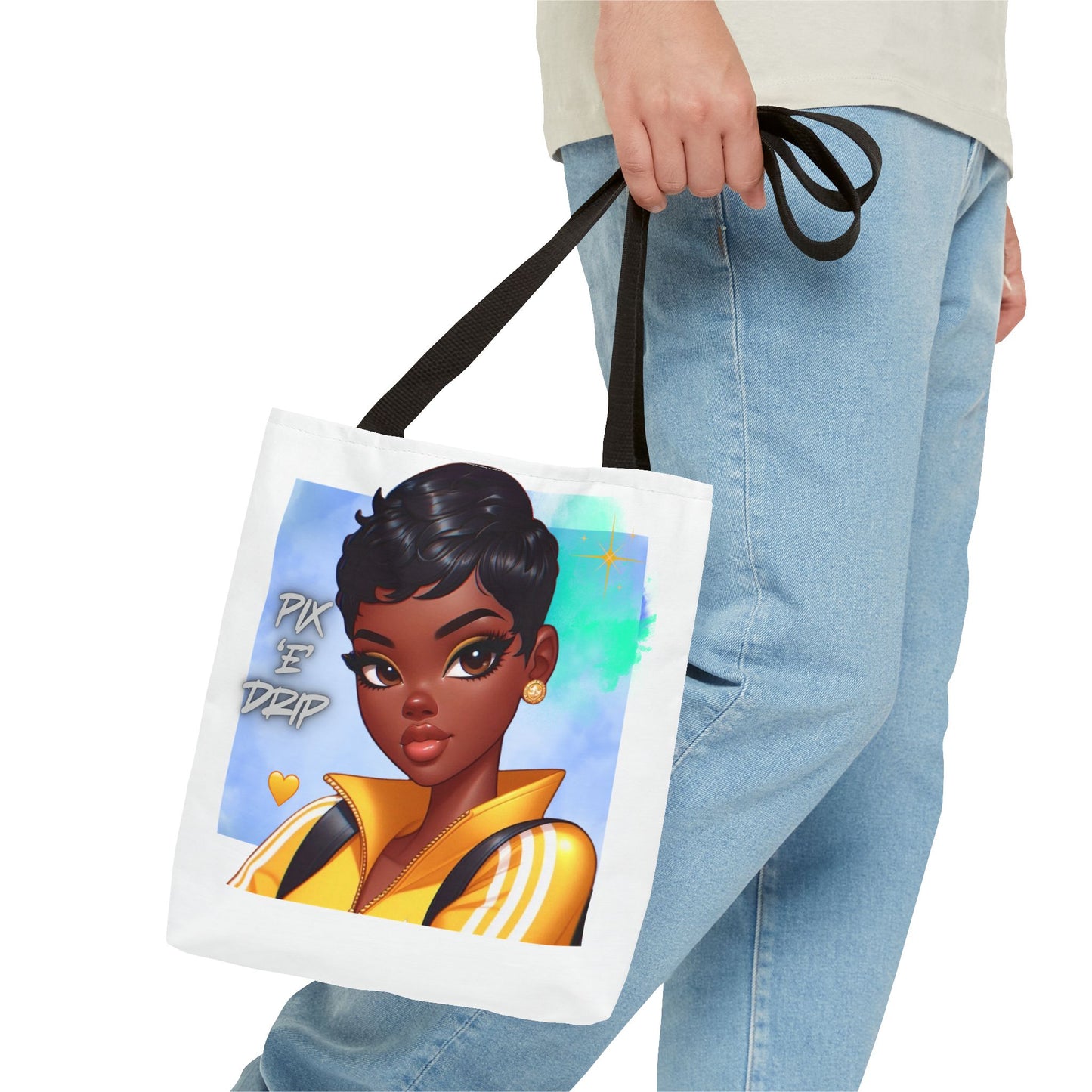Pix ‘E’ Drip Unisex Tote Bag