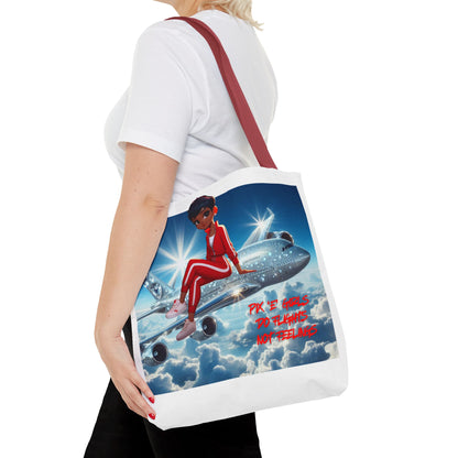 Pix 'E’ Girls Do Flights Not Feelings Unisex Tote Bag