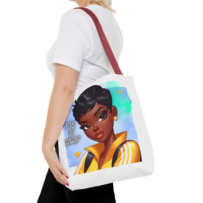 Pix ‘E’ Drip Unisex Tote Bag