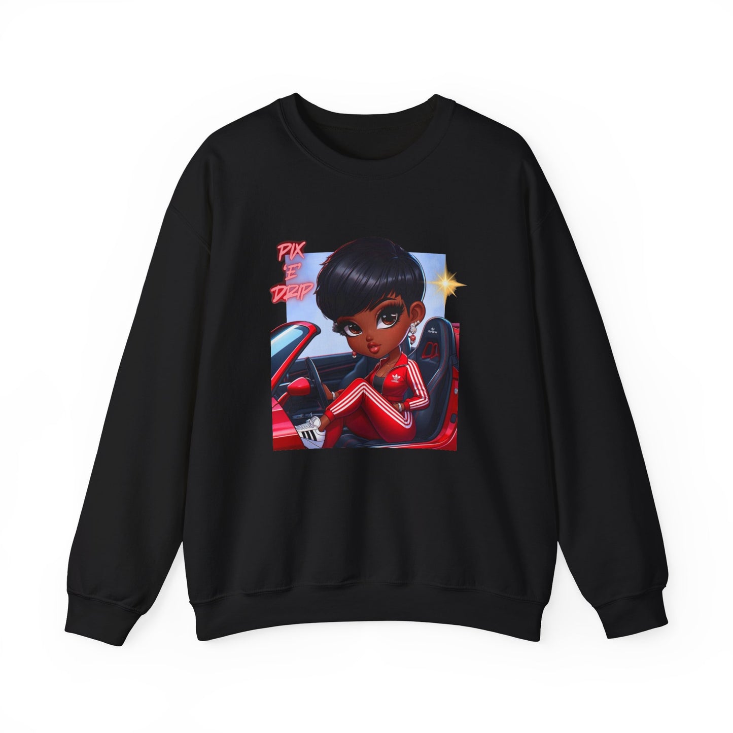 Pix ‘E’ Drip Unisex Heavy Blend™ Crewneck Sweatshirt