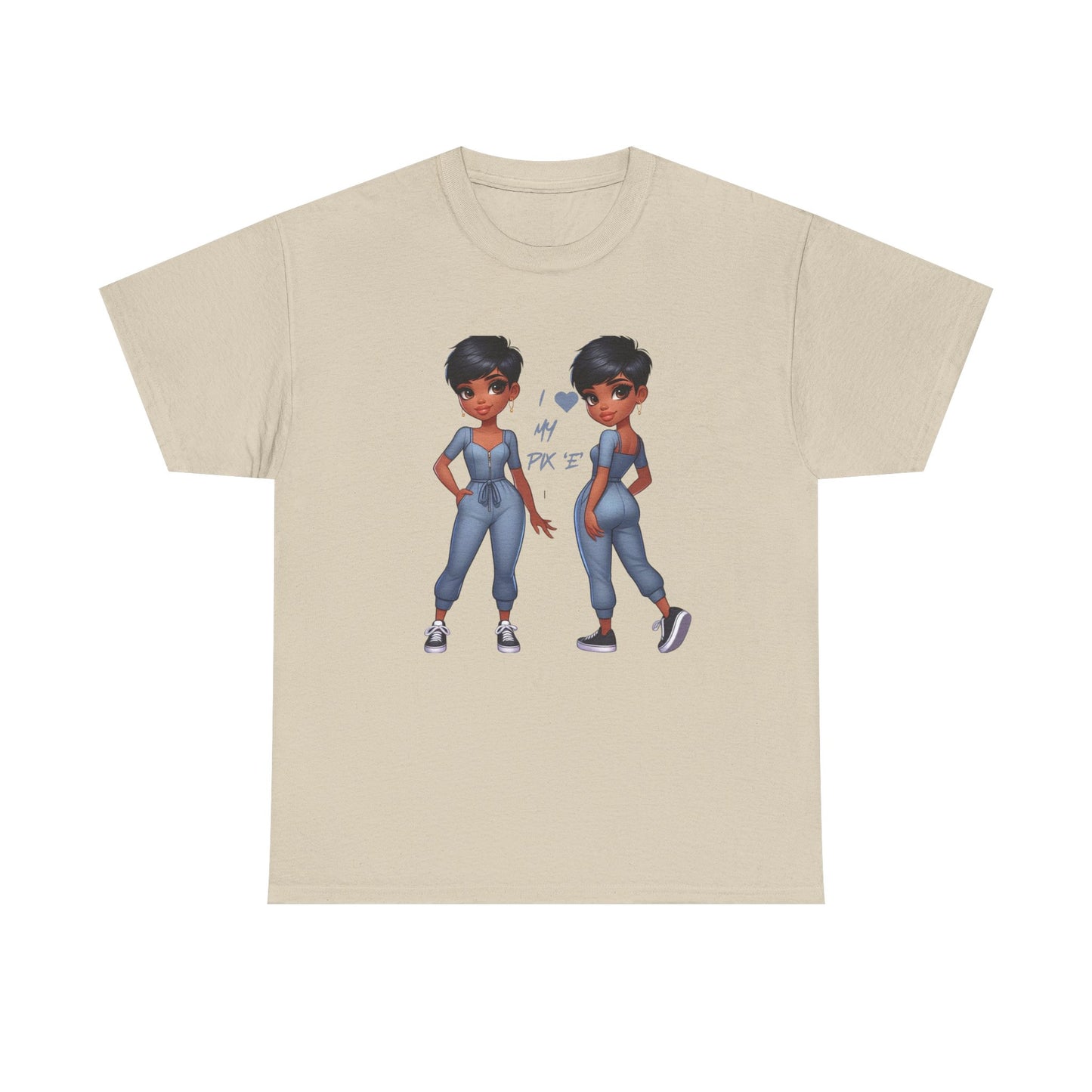 I Love My Pix 'E’ Unisex Heavy Cotton Tee