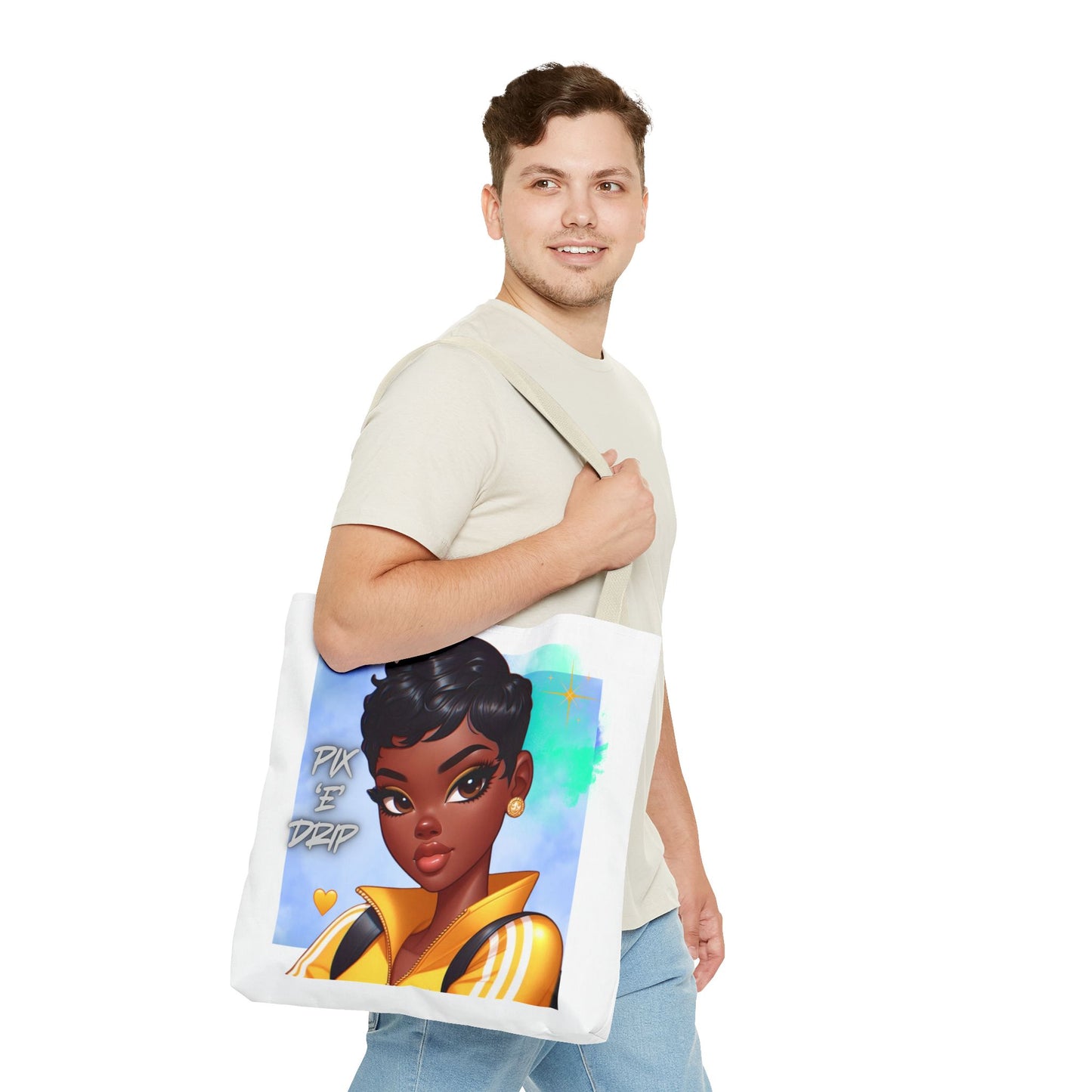 Pix ‘E’ Drip Unisex Tote Bag