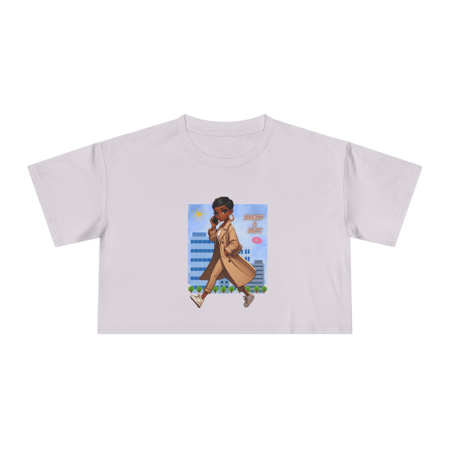 Booked & Busy Unisex Crop Tee