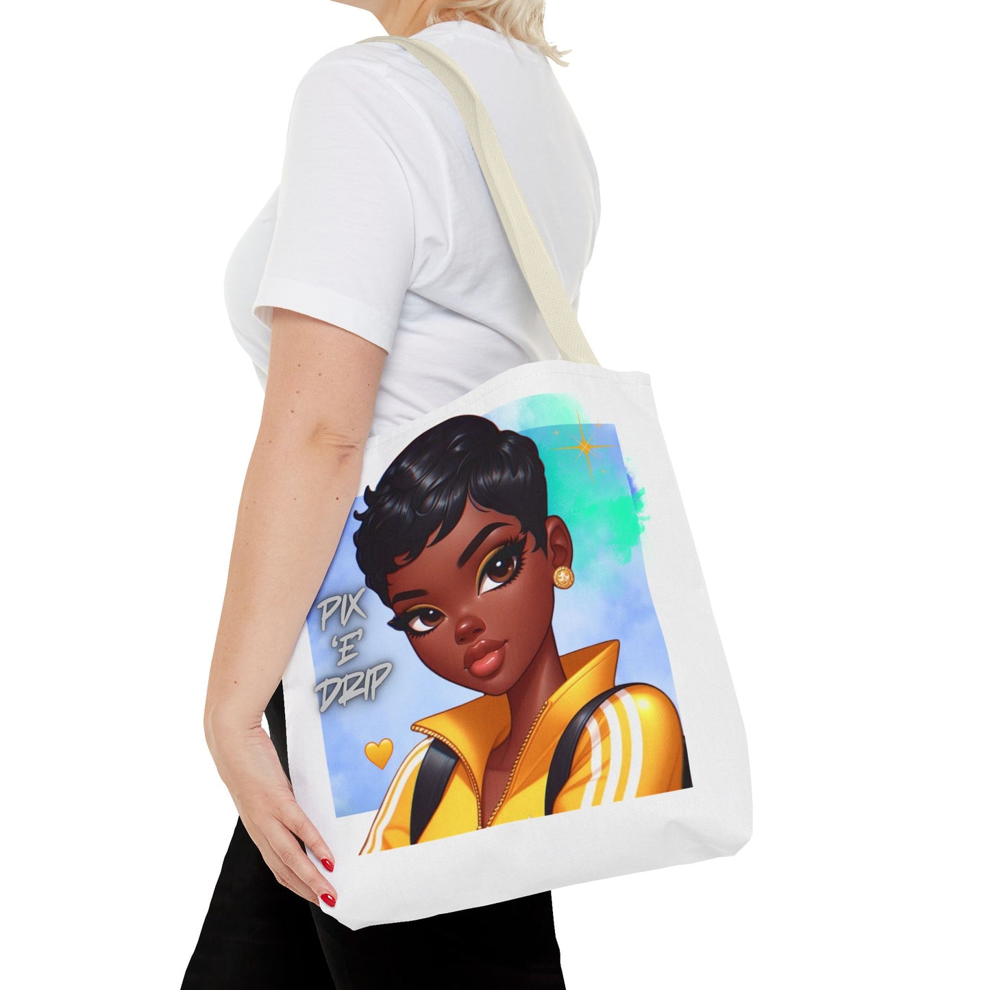 Pix ‘E’ Drip Unisex Tote Bag