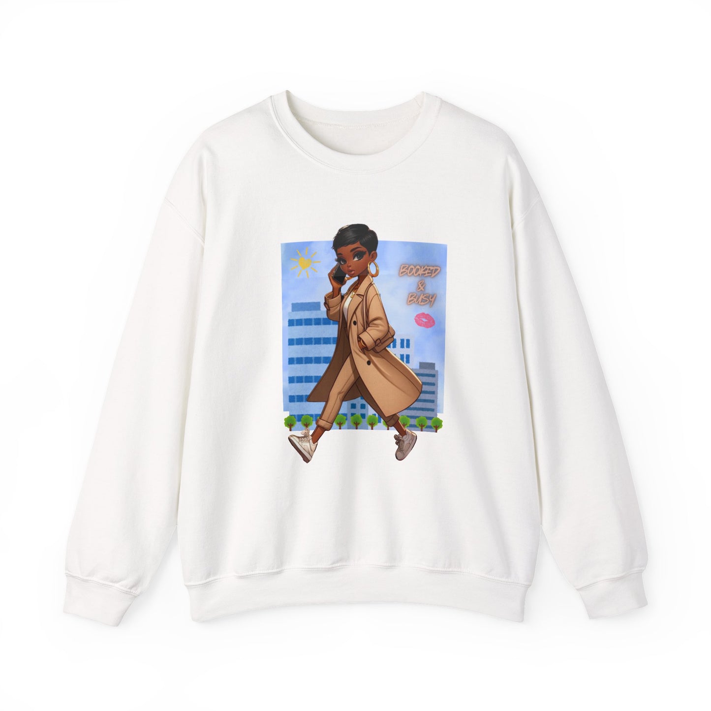 Booked & Busy Unisex Heavy Blend™ Crewneck Sweatshirt