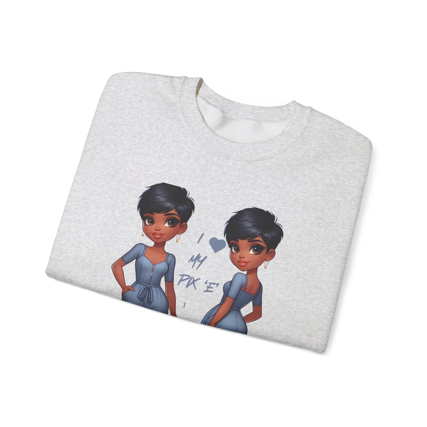 I Love My Pix 'E’ Unisex Heavy Blend™ Crewneck Sweatshirt