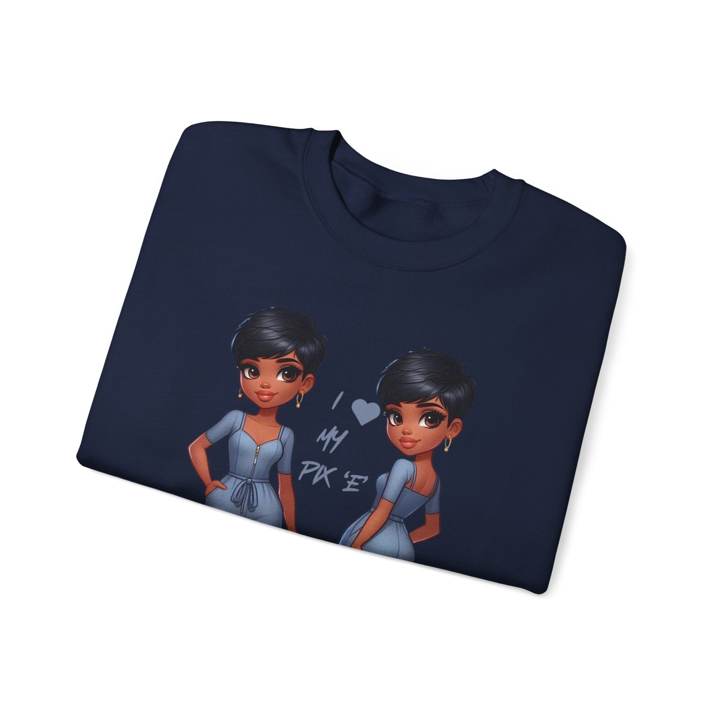 I Love My Pix 'E’ Unisex Heavy Blend™ Crewneck Sweatshirt