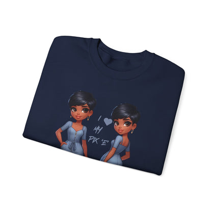 I Love My Pix 'E’ Unisex Heavy Blend™ Crewneck Sweatshirt
