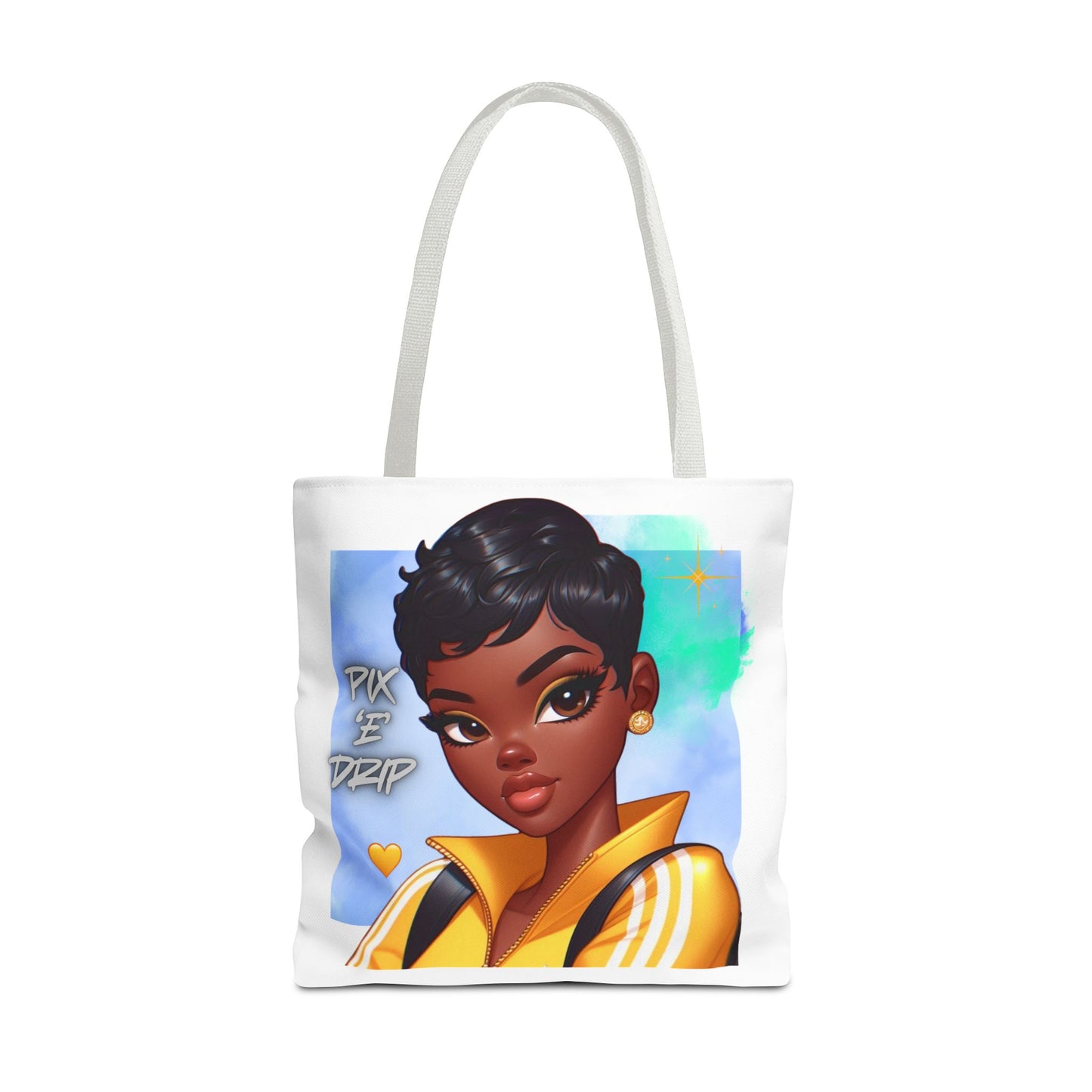 Pix ‘E’ Drip Unisex Tote Bag