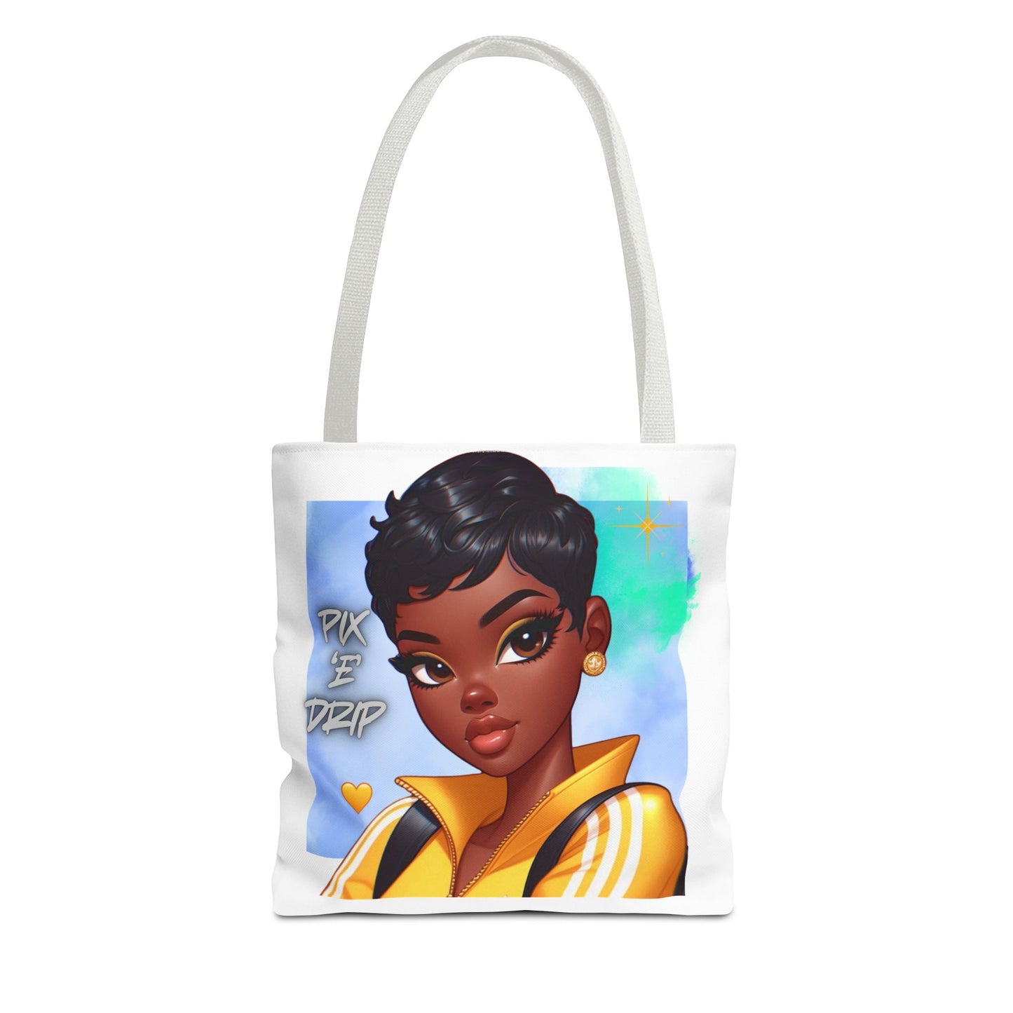 Pix ‘E’ Drip Unisex Tote Bag