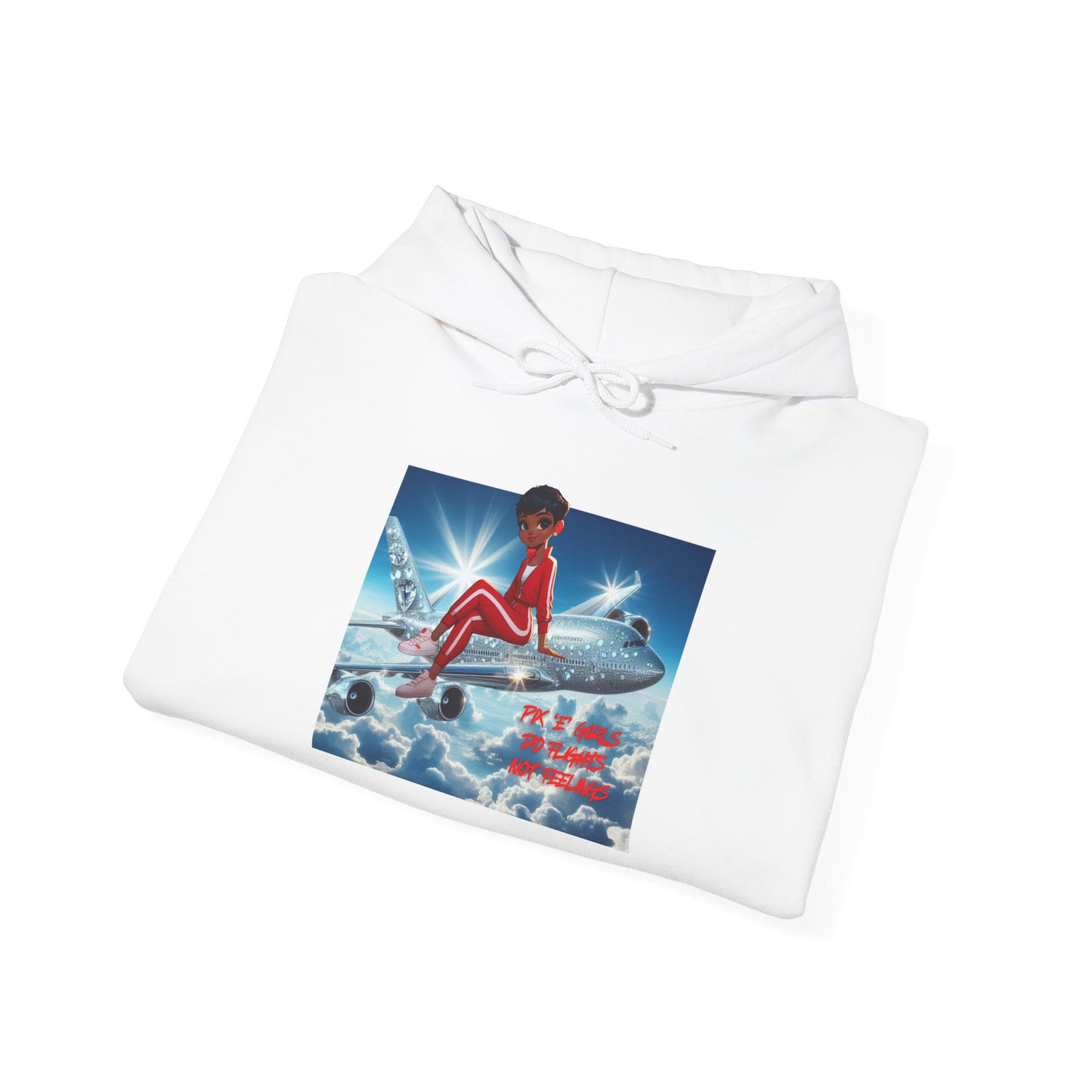 Pix 'E’ Girls Do Flights Not Feelings Unisex Hoodie