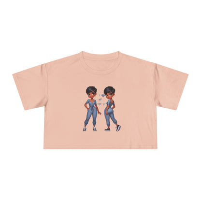 I Love My Pix 'E’ Unisex Crop Tee