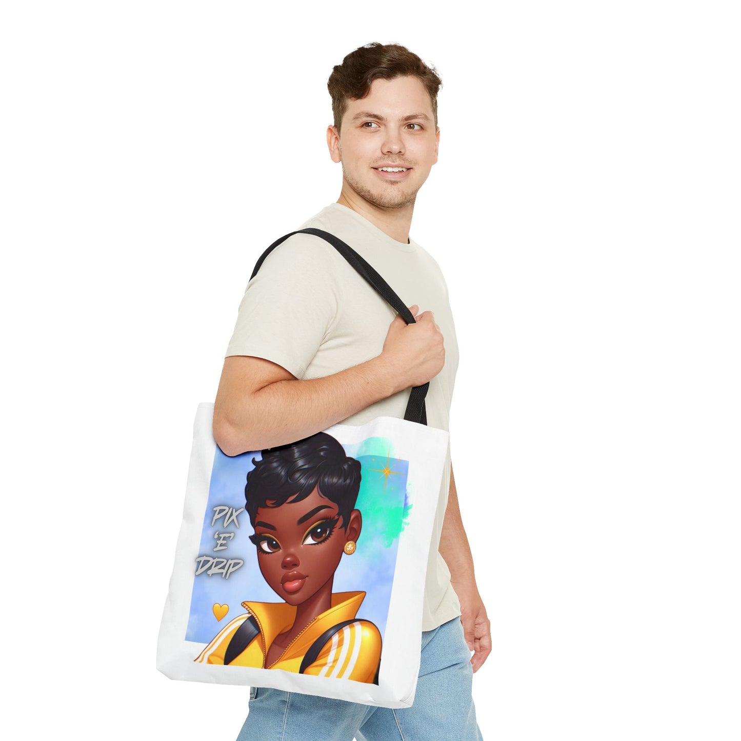 Pix ‘E’ Drip Unisex Tote Bag